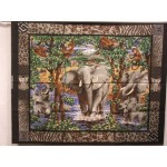 Elephant and Monkeys